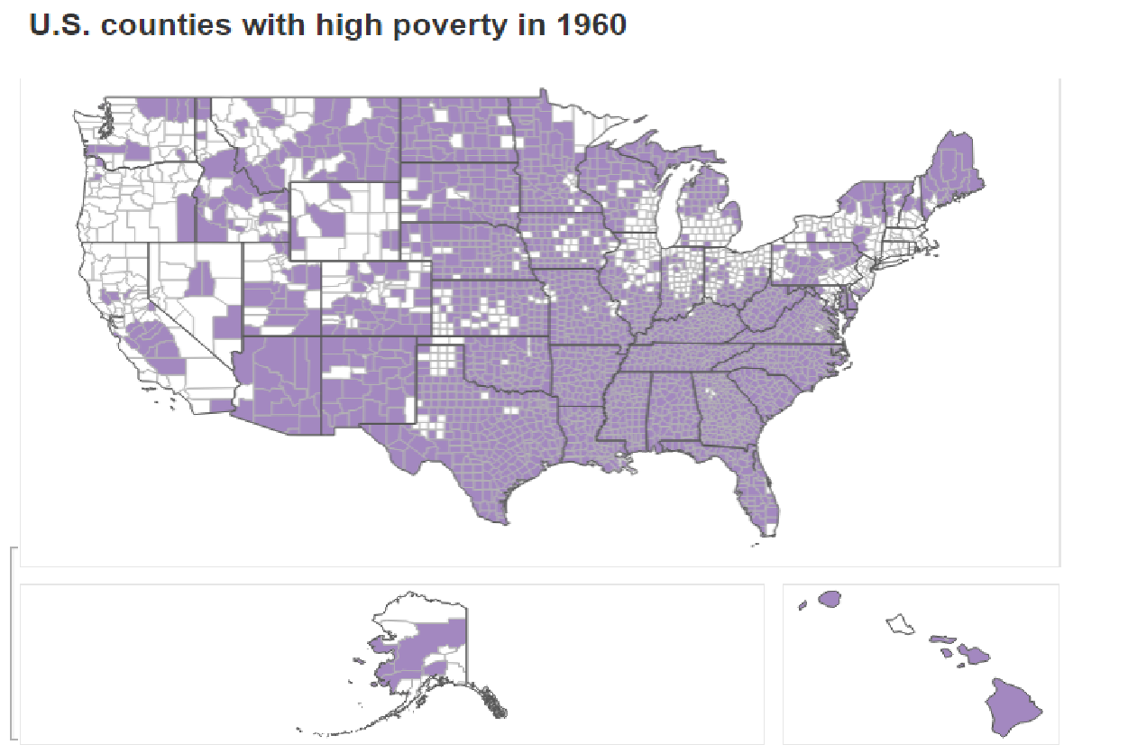 thumbnail Consecutive decades of high poverty since 1960 in U.S. counties