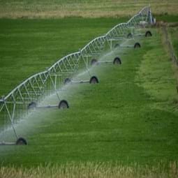 Picture of a Pivot sprinkler irrigation system