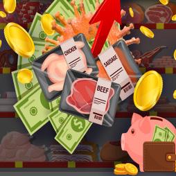 Thumbnail Err 306 Cover image of Quantifying Consumer Welfare Impacts of Higher Meat Prices During the COVID-19 Pandemic