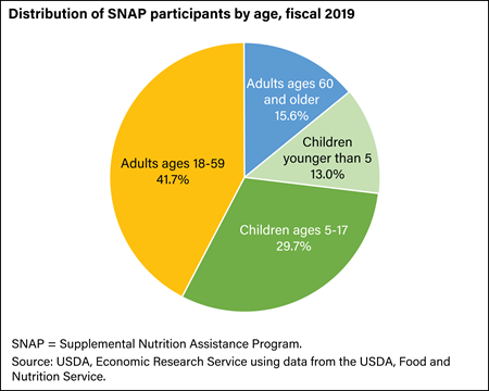 Children accounted for 43 percent of SNAP participants in 2019