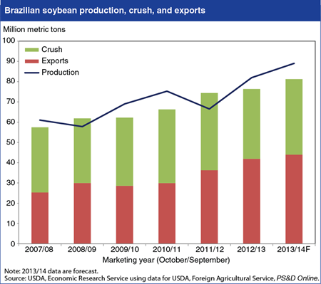 Global soybean market outlook turns toward Brazil's large impending crop