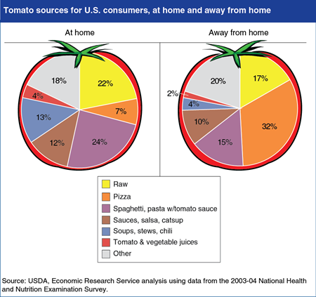 Over three-quarters of America's tomato consumption is in sauces and mixed foods