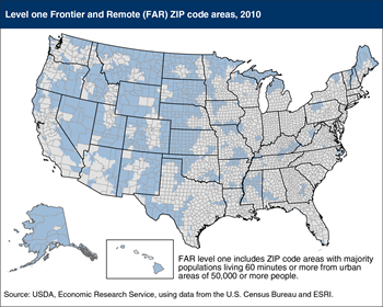 Frontier and Remote (FAR) codes pinpoint Nation's most remote regions