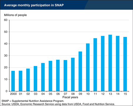 Participation in SNAP falls for the second consecutive year