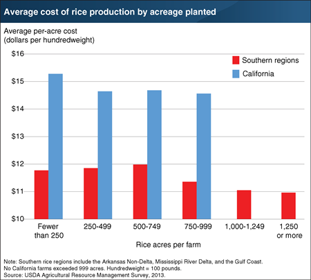 Economies of size possible for rice farms in the Southern United States