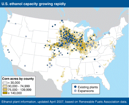 U.S. ethanol capacity growing rapidly