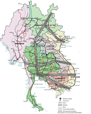 Greater Mekong subregion's road development