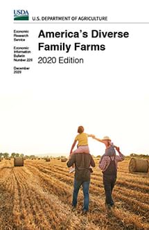 This is the cover image of America's Diverse Family Farms: 2020 Edition.