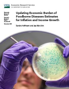 This is the cover image for the Updating Economic Burden of Foodborne Disease Estimates for Inflation and Income Growth report.