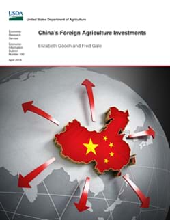 Map of China and arrows representing China’s global exportation