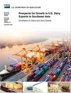 This is the cover image of Prospects for Growth in U.S. Dairy Exports to Southeast Asia report.
